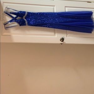Beautiful blue beaded formal
